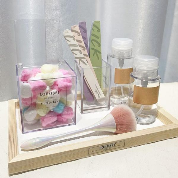 Cosmetic Pump Bottle / Nail Art Brush Holder / Storage Box / Wooden Nail File / Foam Nail File  |  Homeware