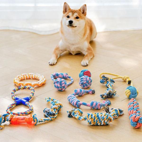 Pet Chew Rope Tug Toy (Various Design)  |  Pet Accessories